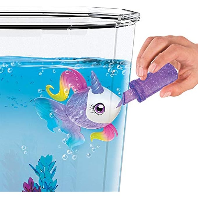 rayihni LIL' DIPPERS PLAYSET - MAGICAL WATER ACTIVATED UNBOXING AND INTERACTIVE FEEDING EXPERIENCE - EXCLUSIVE UNICORN FISH | FOR AGES 5+ - Image 5